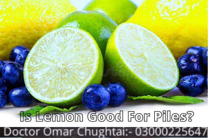 Is lemon good for piles